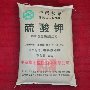 硫酸鉀，K2SO4